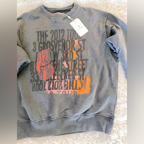 NWT Anine Bing Ramona sweatshirt size S - Picture 7 of 7